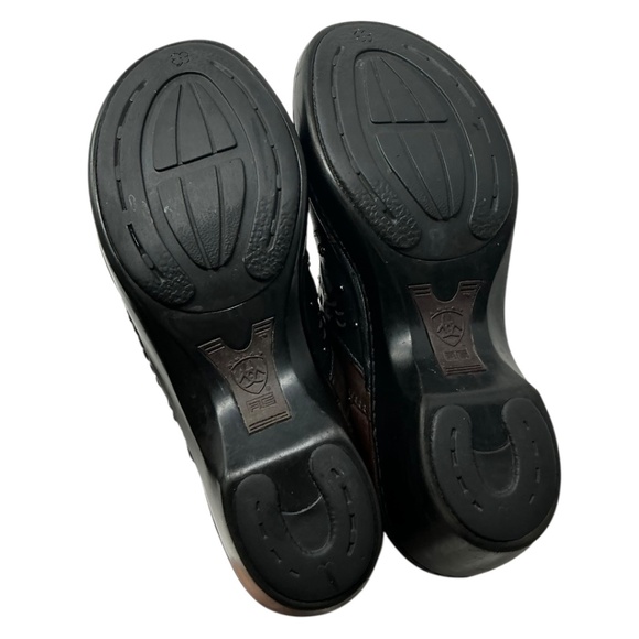 Ariat Tambour Brown Clogs Distress - Picture 12 of 13